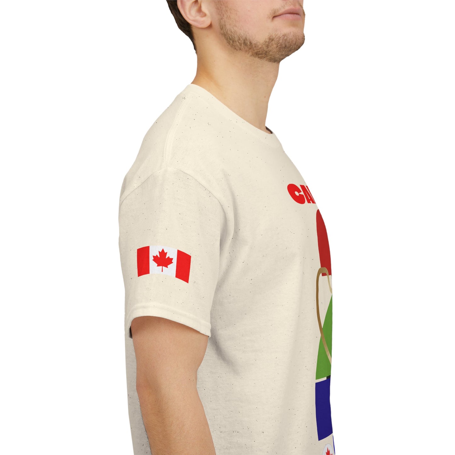 Canada Football T-Shirt - Unisex Canada Soccer Fan Tee with Flag (2026)