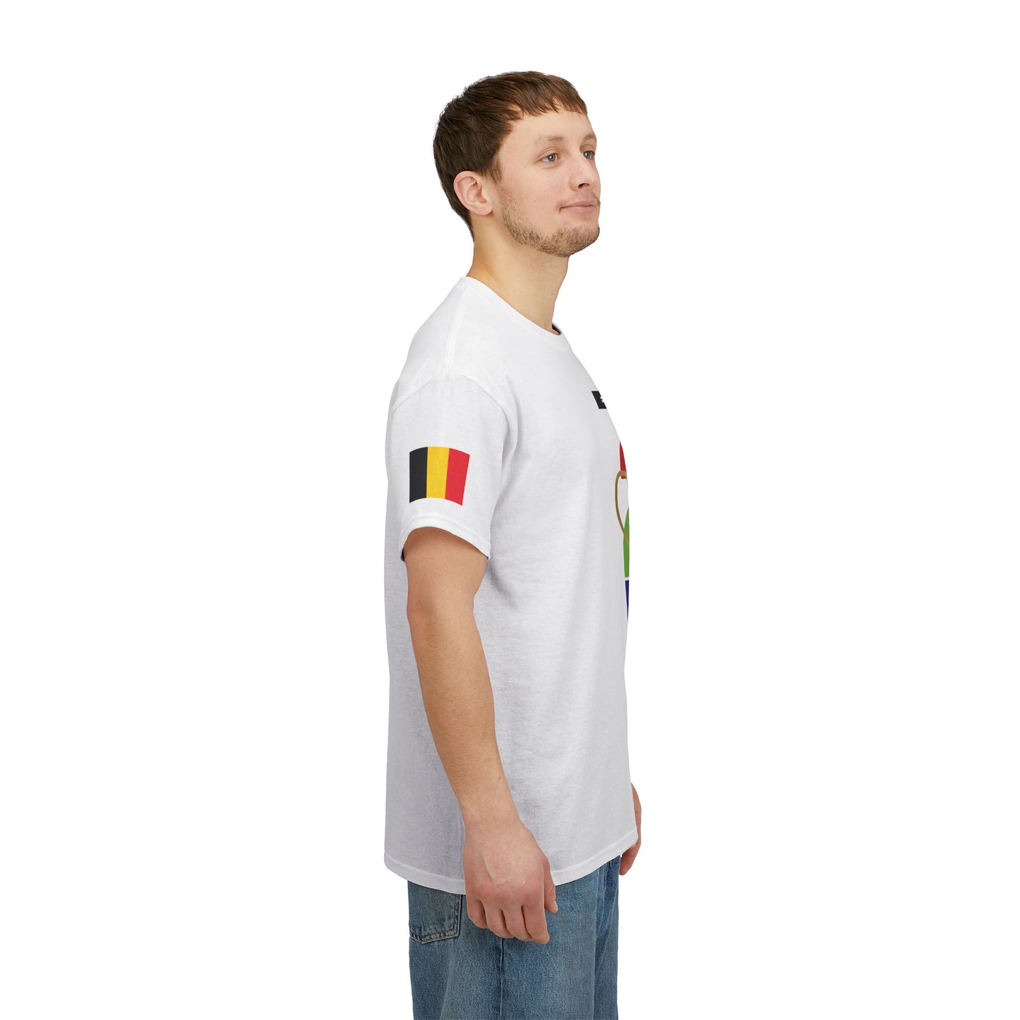 Belgium Football T-Shirt - Unisex Belgium Soccer Fan Tee with Flag (2026)