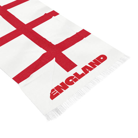 England Soccer Scarf - England Football Supporter Scarf with Flag (2026)