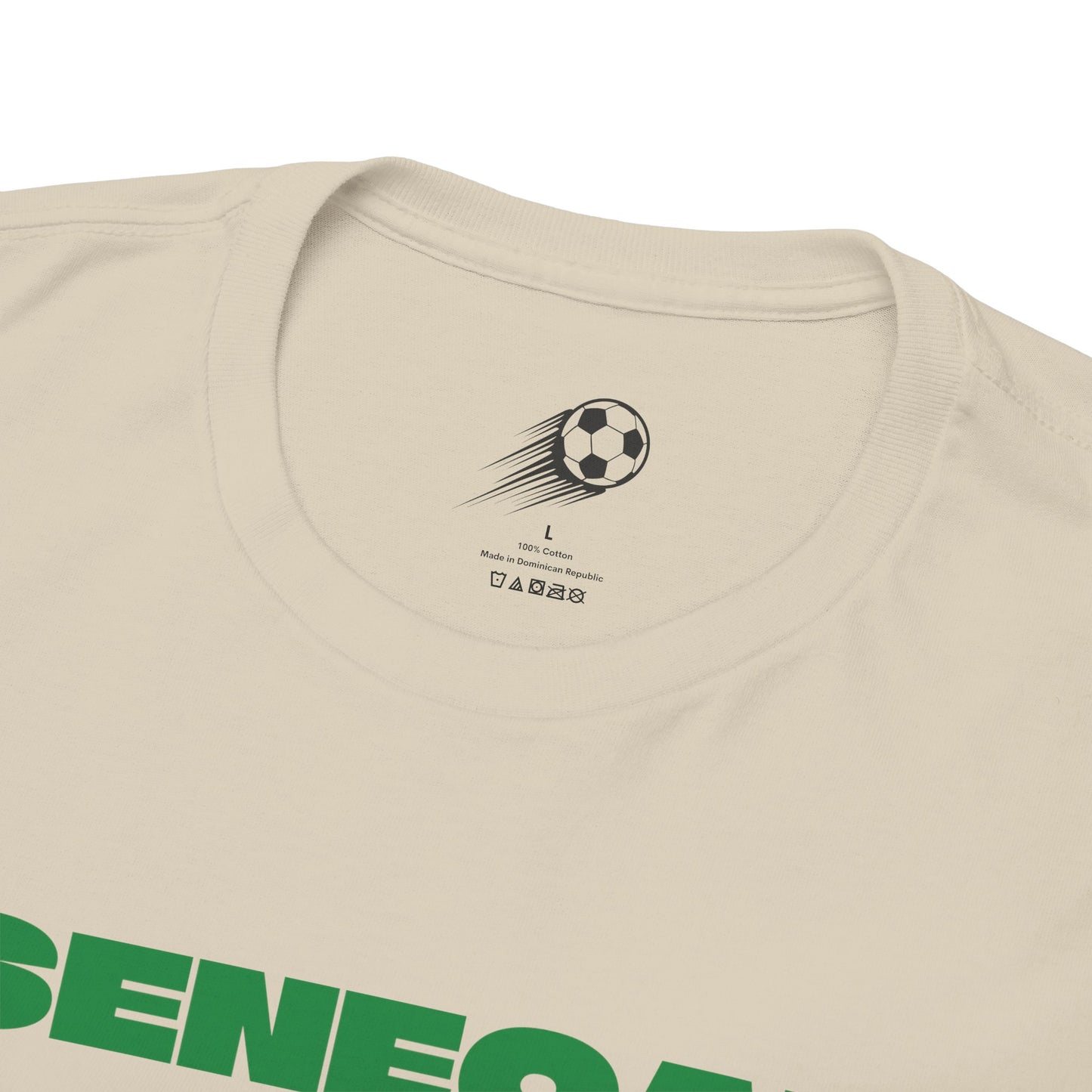 Senegal Football T-Shirt - Unisex Senegal Soccer Fan Tee with Flag (2026)