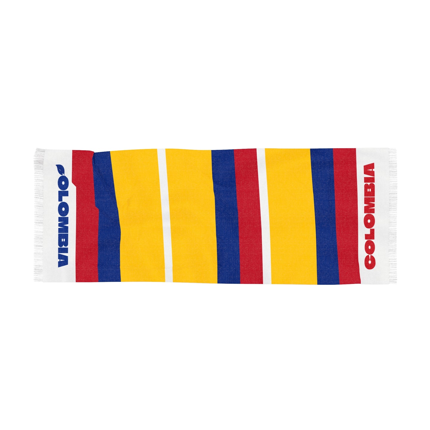 Colombia Soccer Scarf - Colombia Football Supporter Scarf with Flag (2026)
