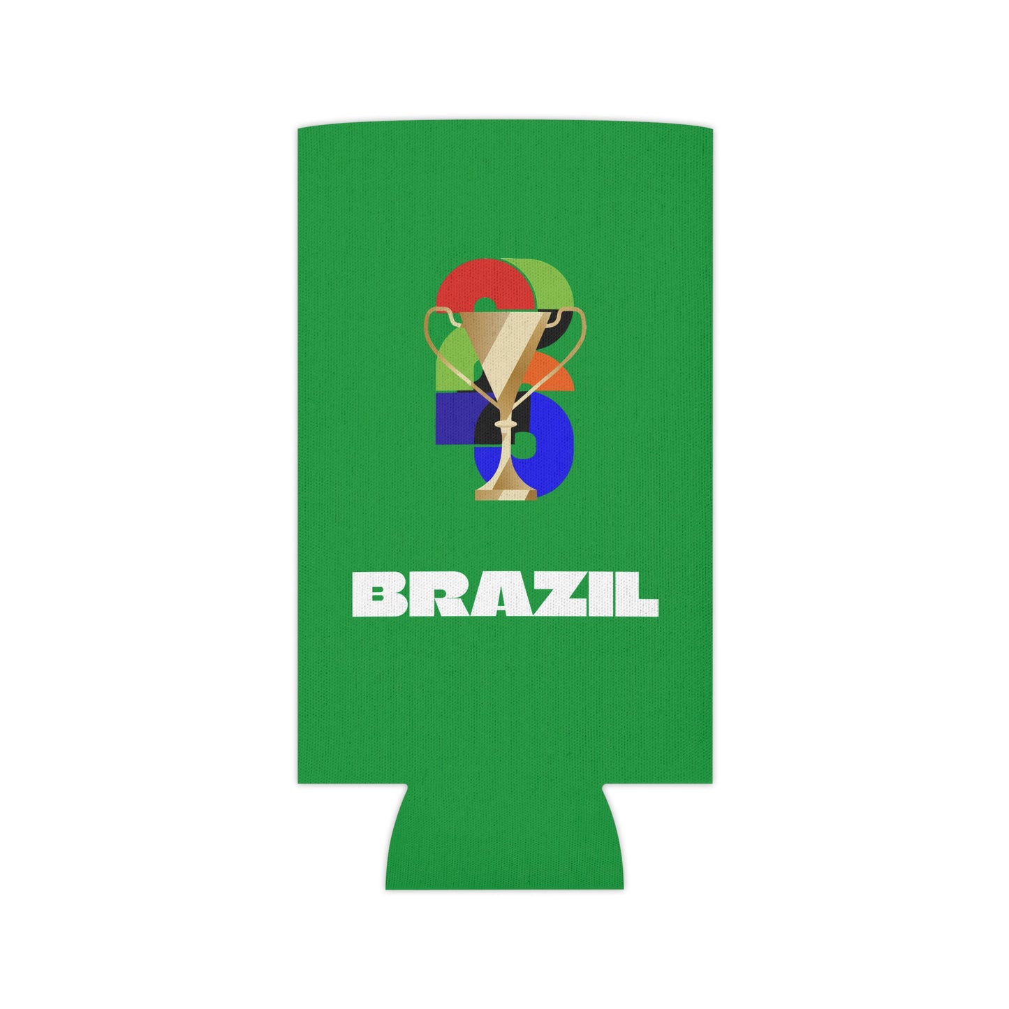 Brazil Soccer Can Cooler - Brazil Football Fan Koozie for Game Day (2026)