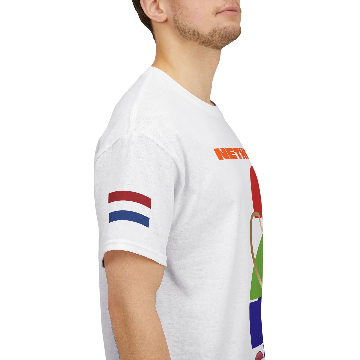 Netherlands Football T-Shirt - Unisex Netherlands Soccer Fan Tee with Flag (2026)