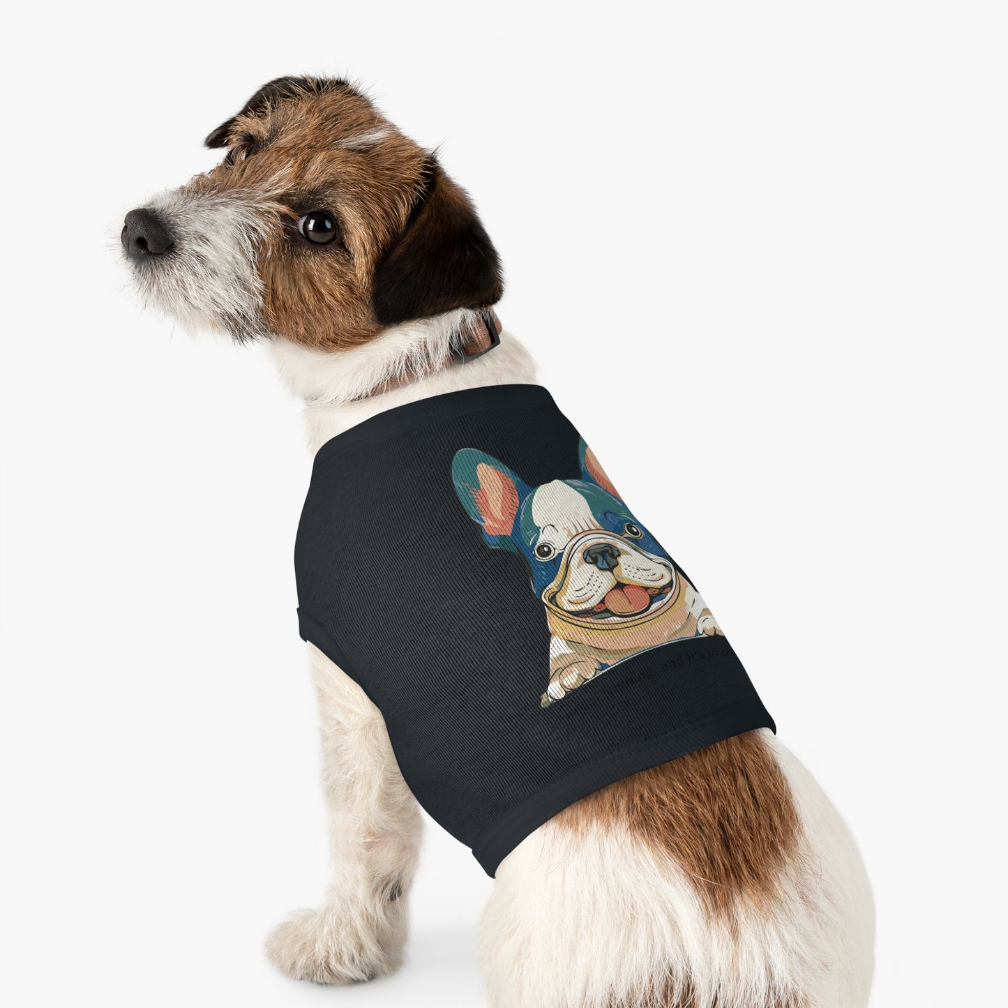 Adorable French Bulldog Pet Tank Top, Dog Summer Tee, Cute Canine Shirt, Pet Apparel, Gift for Dog Lovers, Casual Dog Wear
