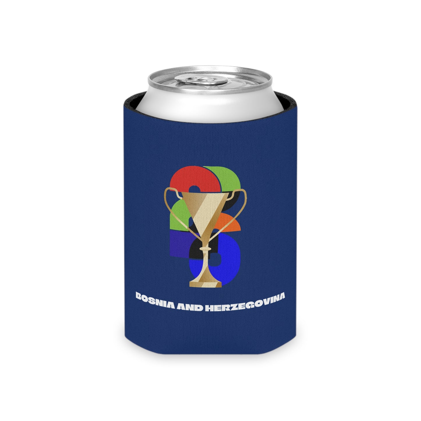 Bosnia and Herzegovina Soccer Can Cooler - Bosnia and Herzegovina Football Fan Koozie for Game Day (2026)