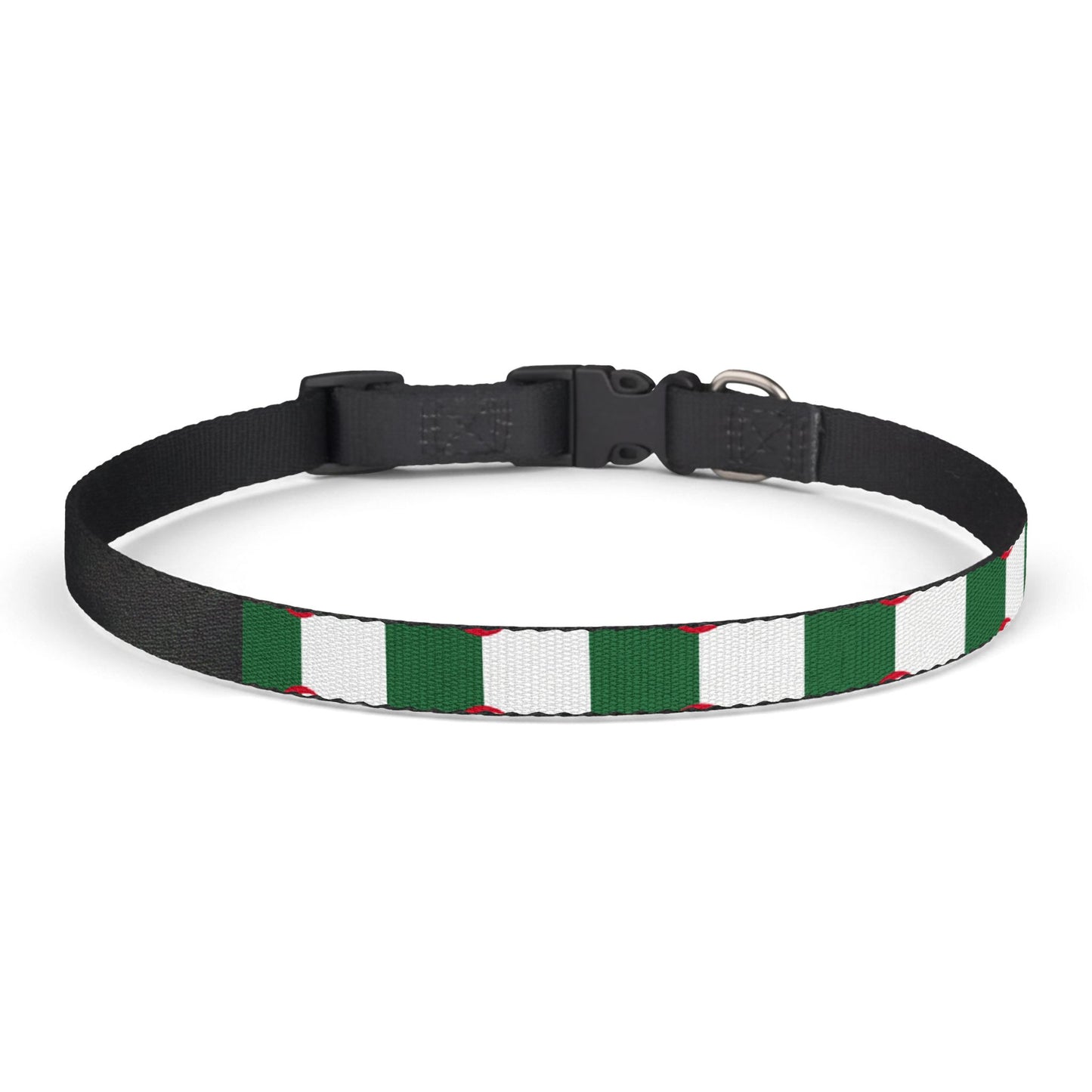 Algeria Soccer Dog Collar — Algerian Flag Clip-On Pet Collar, Fan Gear