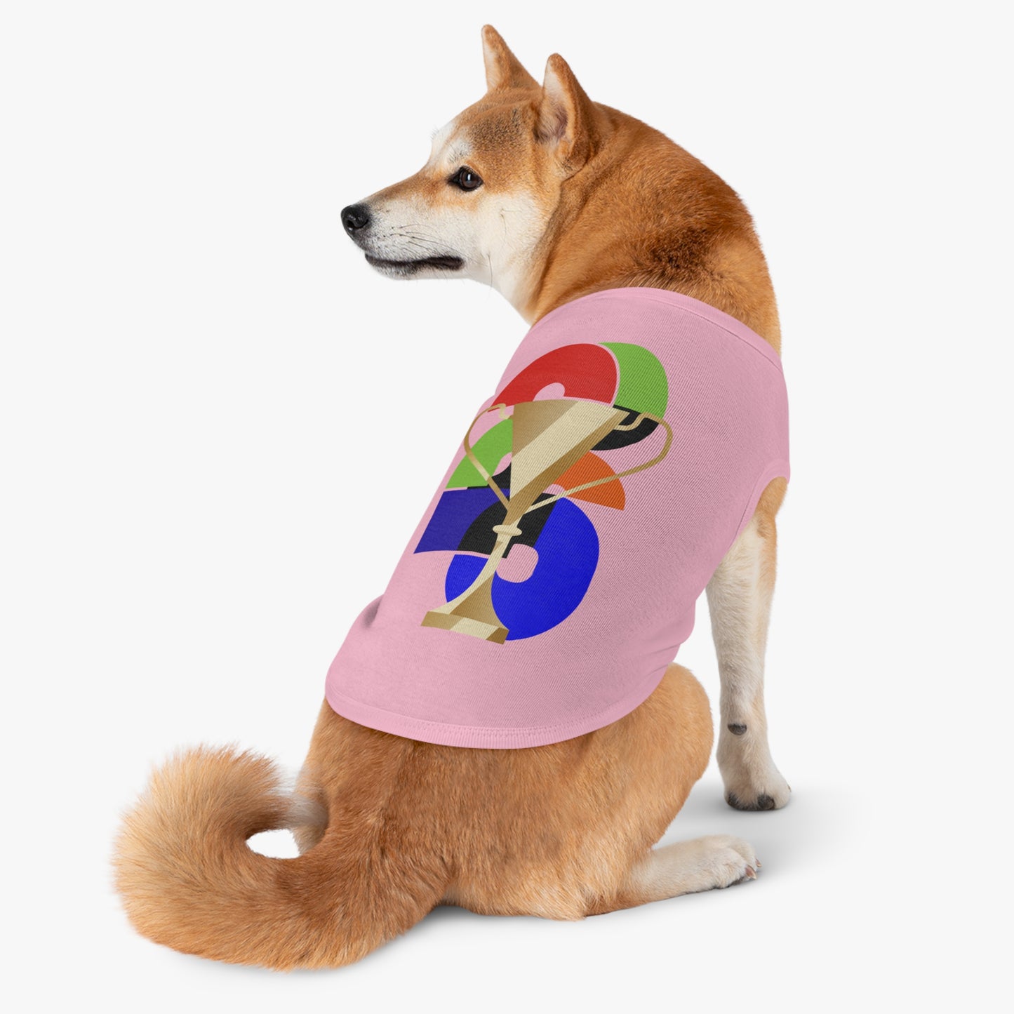 Soccer Dog Tank Top - Football Pet Tee with 2026 Trophy for Game Day & Watch Parties