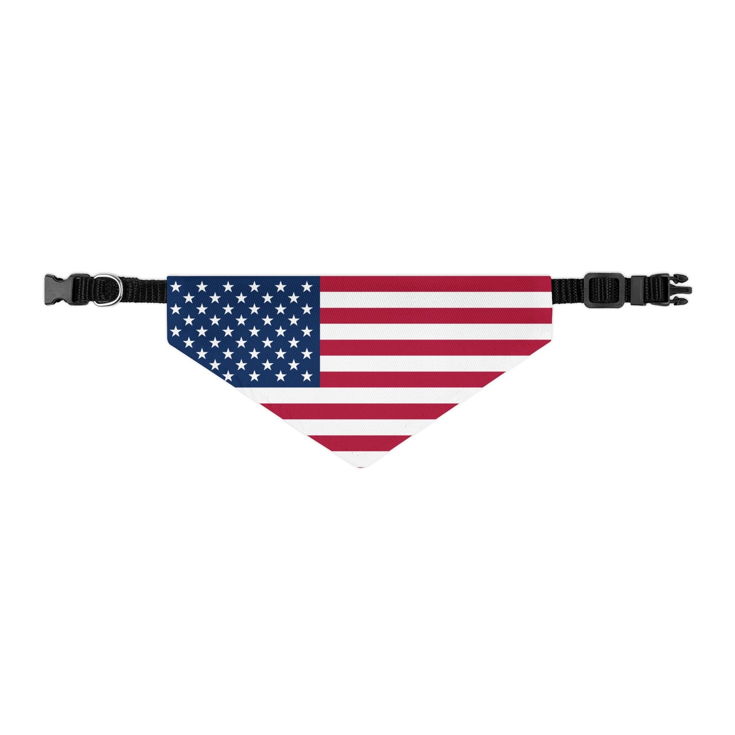 United States Soccer Dog Collar — American Flag Grid Clip-On Pet Collar, Fan Gear