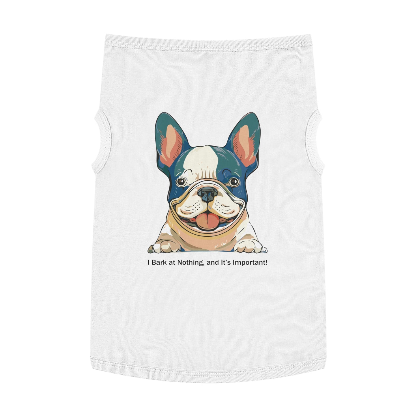 Adorable French Bulldog Pet Tank Top, Dog Summer Tee, Cute Canine Shirt, Pet Apparel, Gift for Dog Lovers, Casual Dog Wear