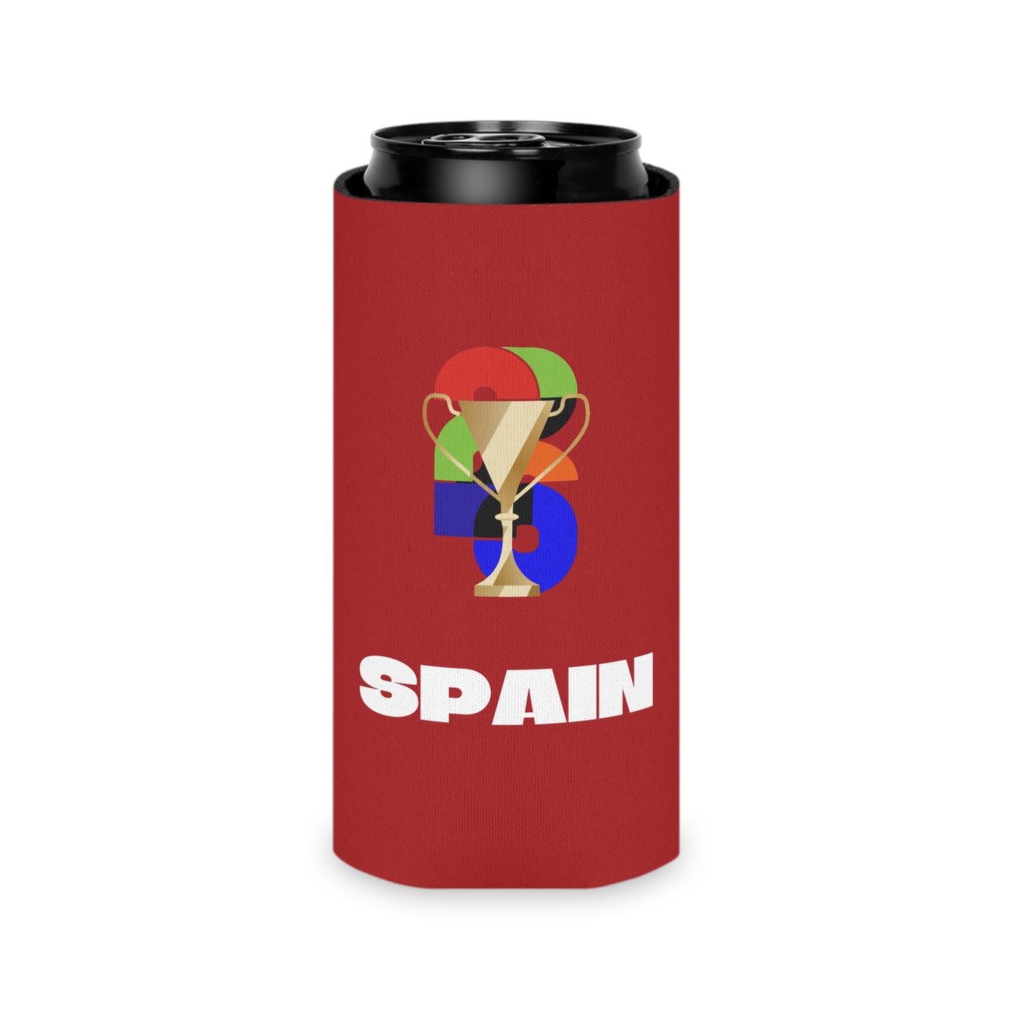 Spain Soccer Can Cooler - Spain Football Fan Koozie for Game Day (2026)