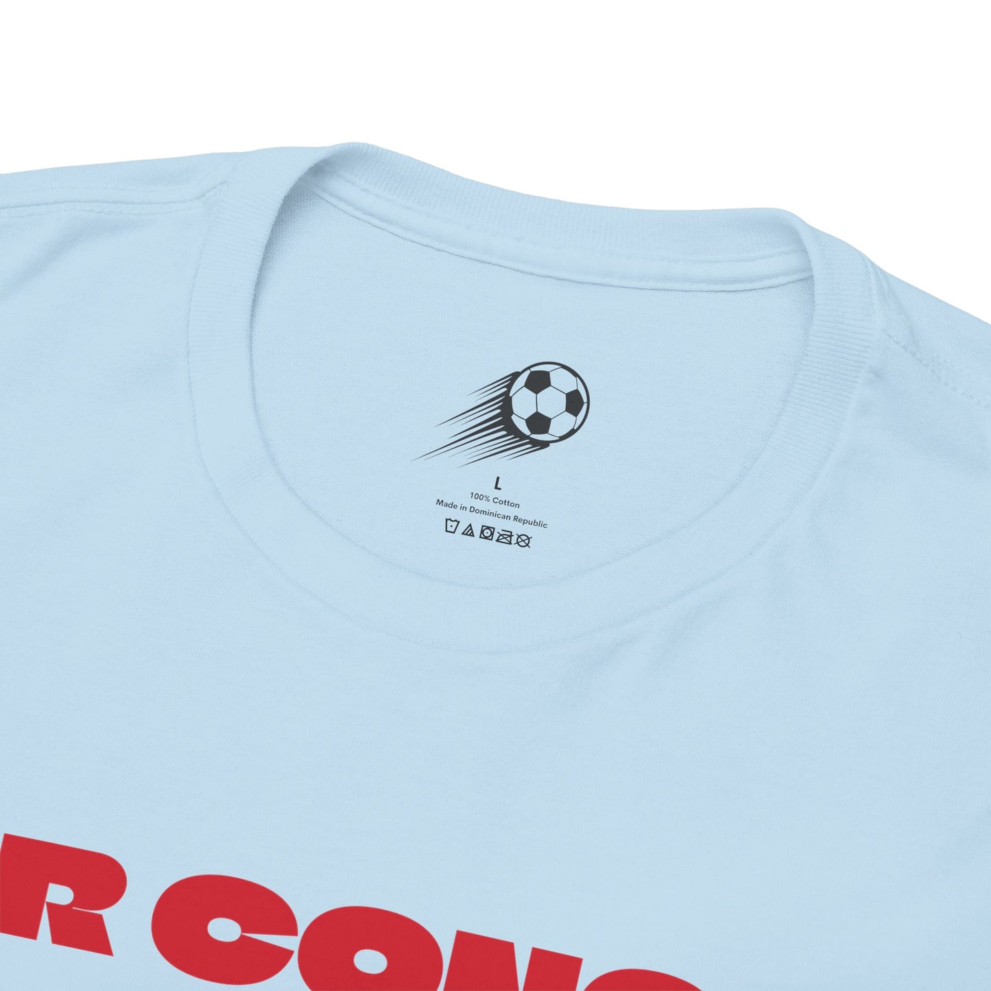 DR Congo Football T-Shirt - Unisex DR Congo Soccer Fan Tee with Flag (2026)