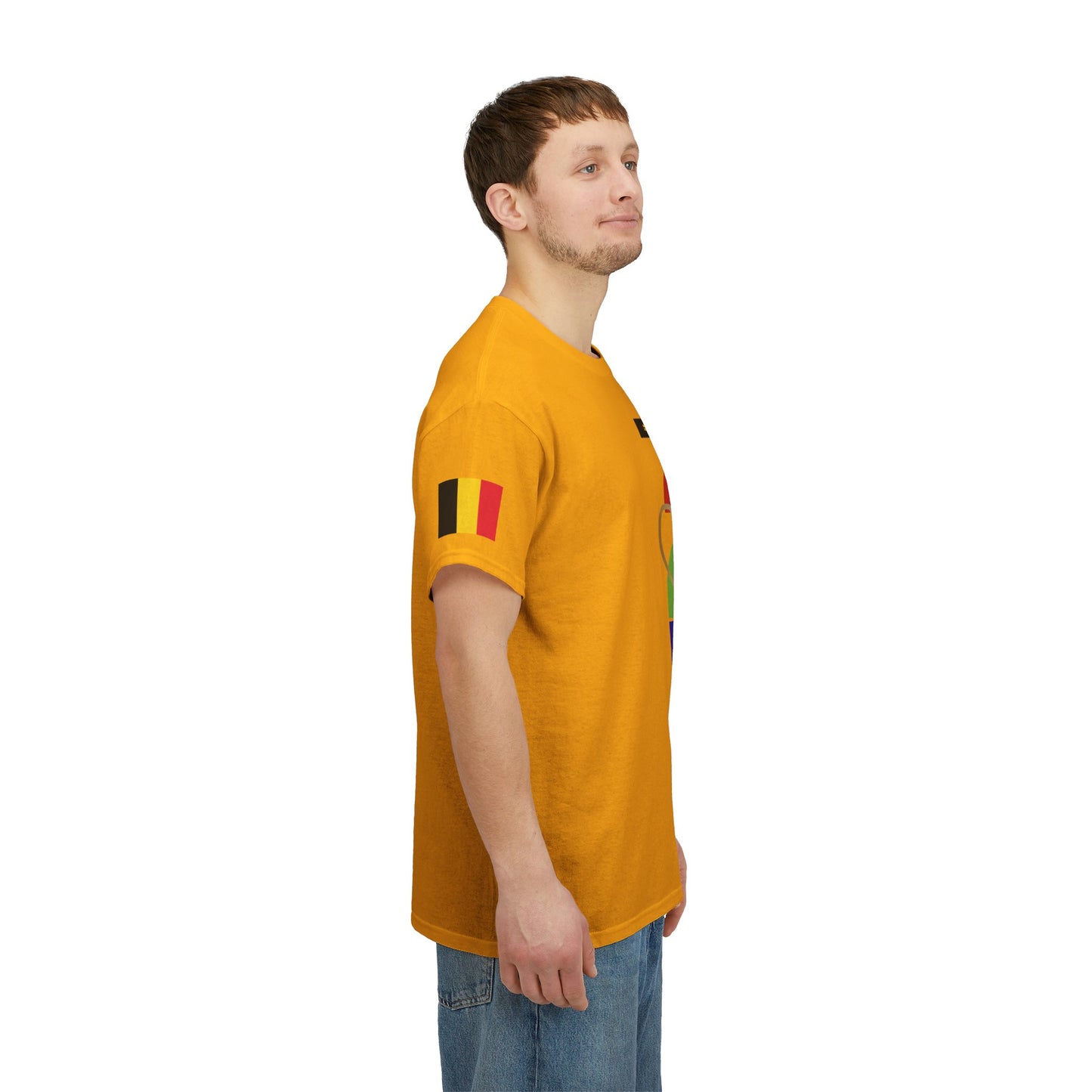 Belgium Football T-Shirt - Unisex Belgium Soccer Fan Tee with Flag (2026)