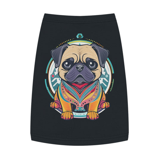 Namaste Pug Pet Tank Top, Stylish Dog Apparel, Yoga Pet Wear, Pet Summer Outfit, Dog Lover Gift, Funny Dog Shirt
