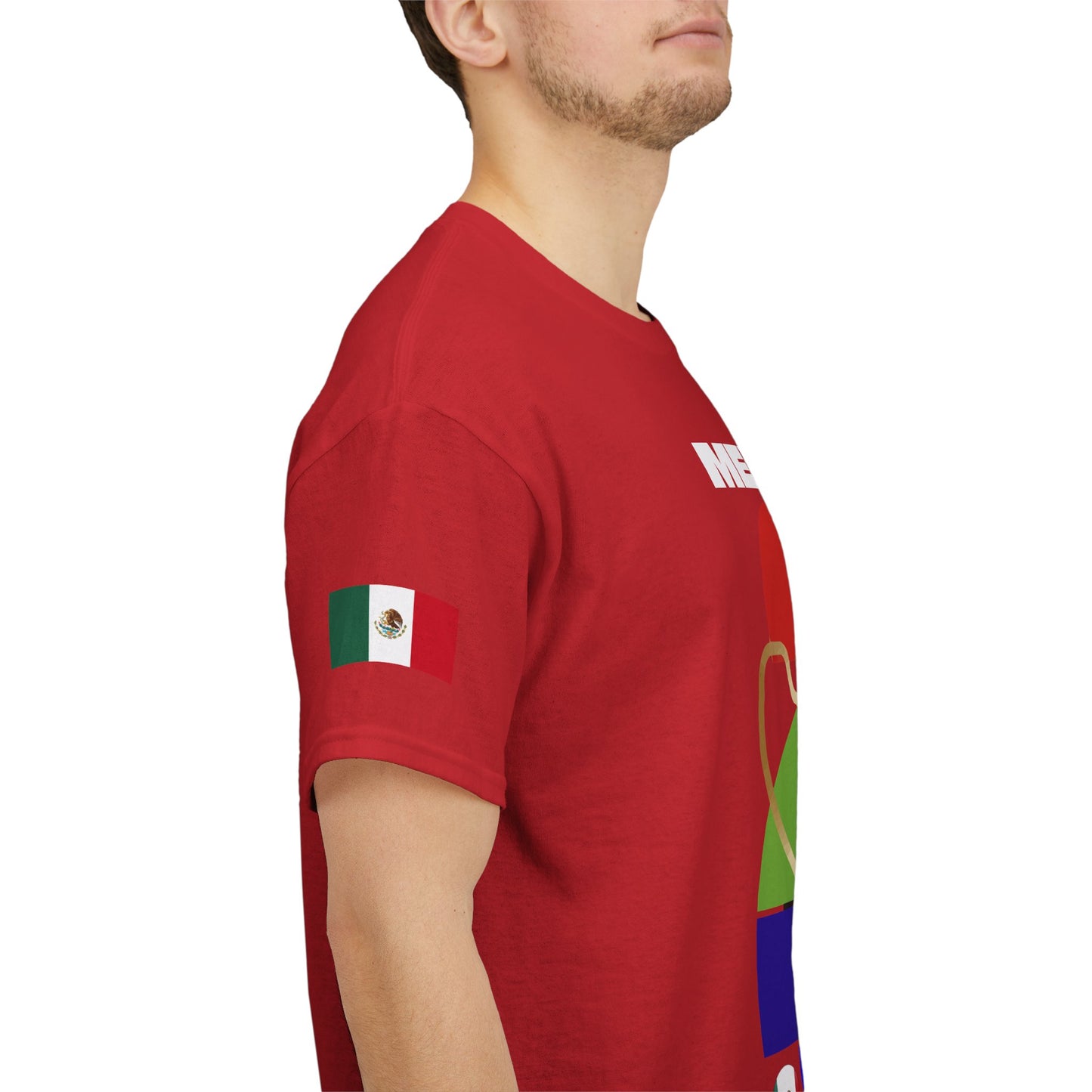 Mexico Football T-Shirt - Unisex Mexico Soccer Fan Tee with Flag (2026)