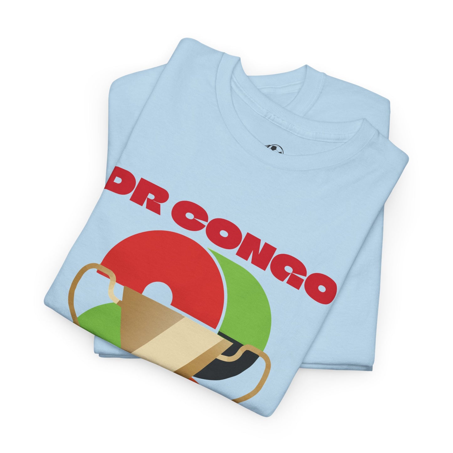 DR Congo Football T-Shirt - Unisex DR Congo Soccer Fan Tee with Flag (2026)
