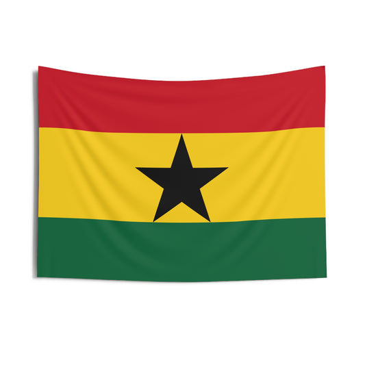 Ghana Soccer Tapestry - Ghana Flag Wall Banner for Game Day (2026)