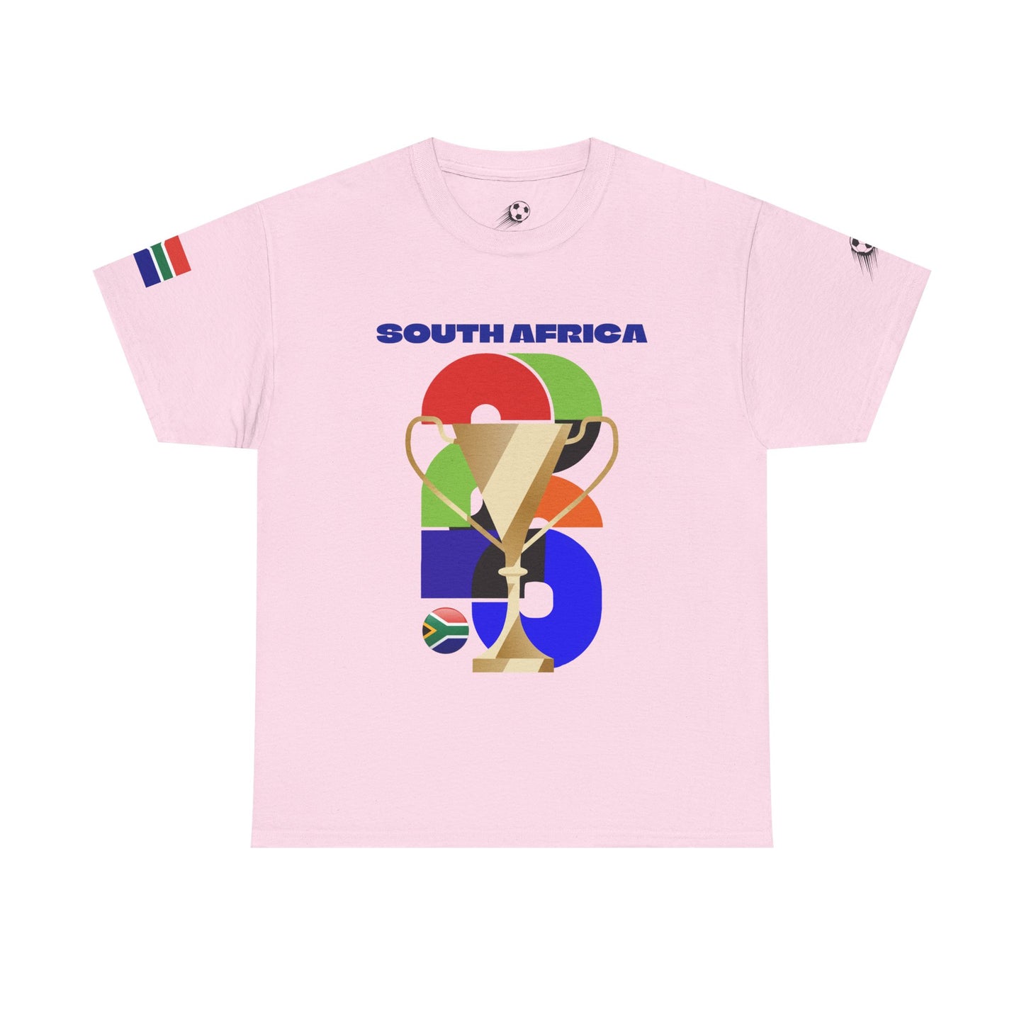 South Africa Football T-Shirt - Unisex South Africa Soccer Fan Tee with Flag (2026)