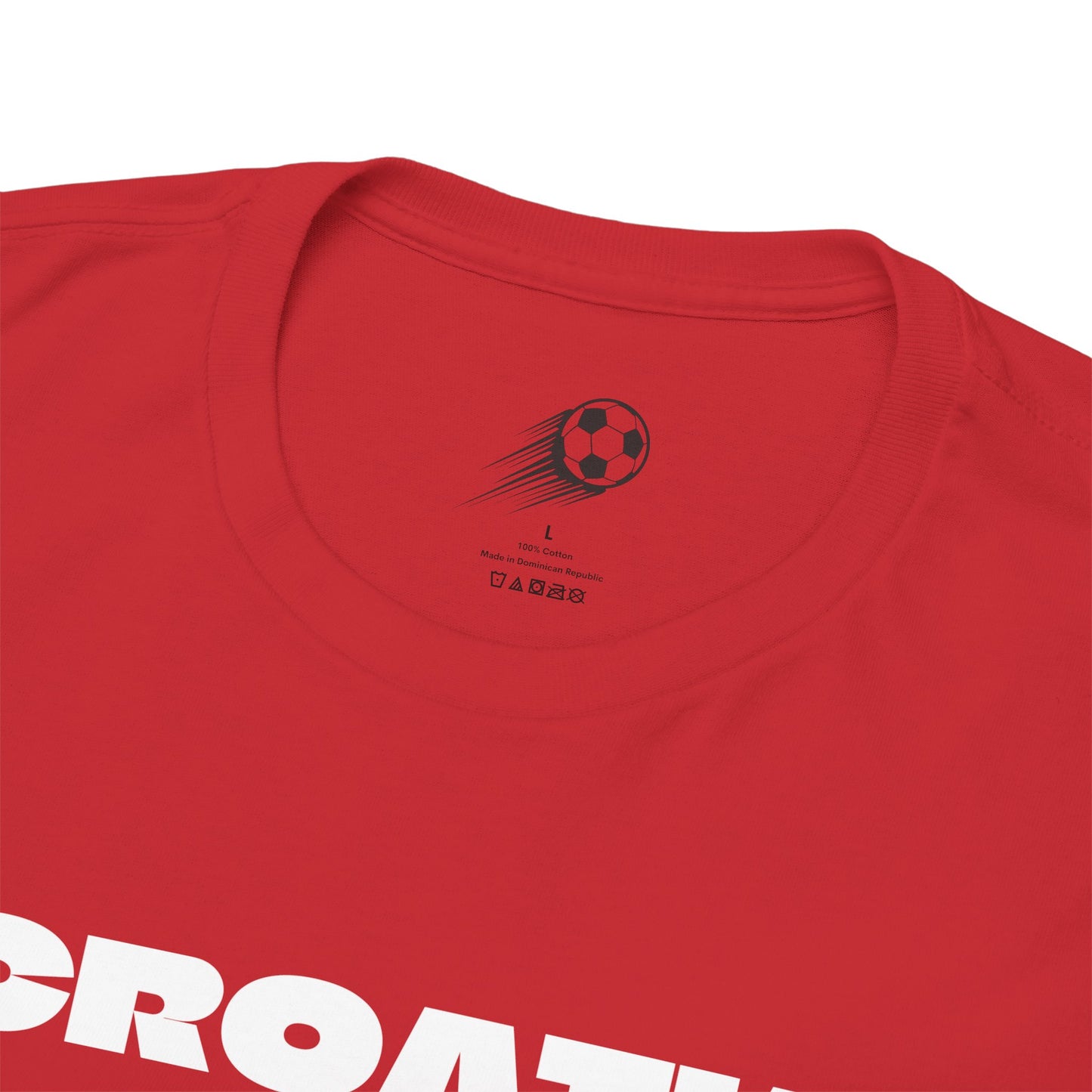 Croatia Football T-Shirt - Unisex Croatia Soccer Fan Tee with Flag (2026)