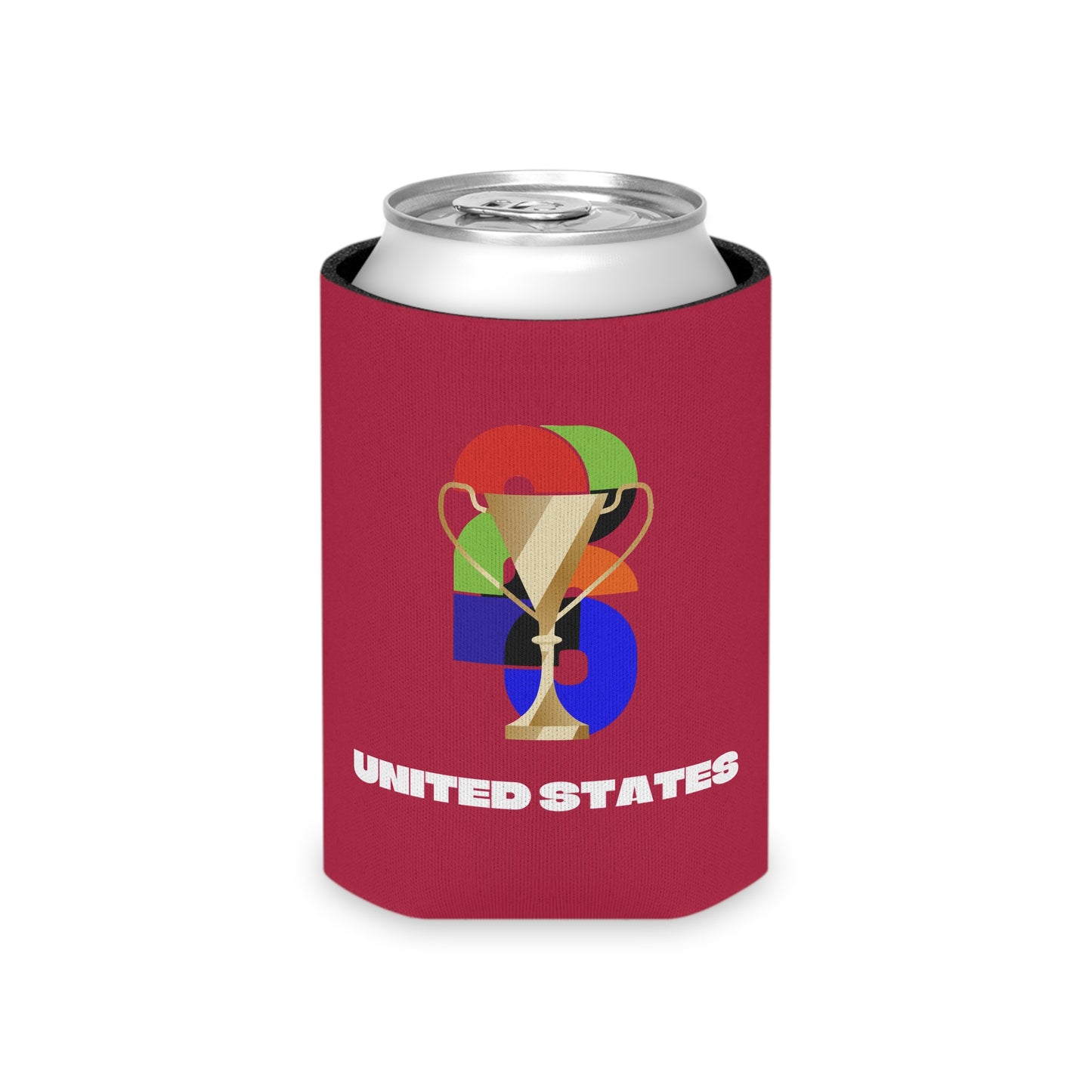 USA Soccer Can Cooler - USA Football Fan Koozie for Game Day (2026)