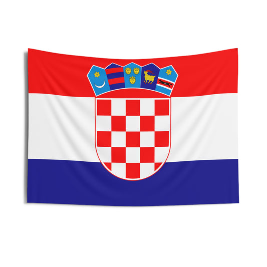 Croatia Soccer Tapestry - Croatia Flag Wall Banner for Game Day (2026)