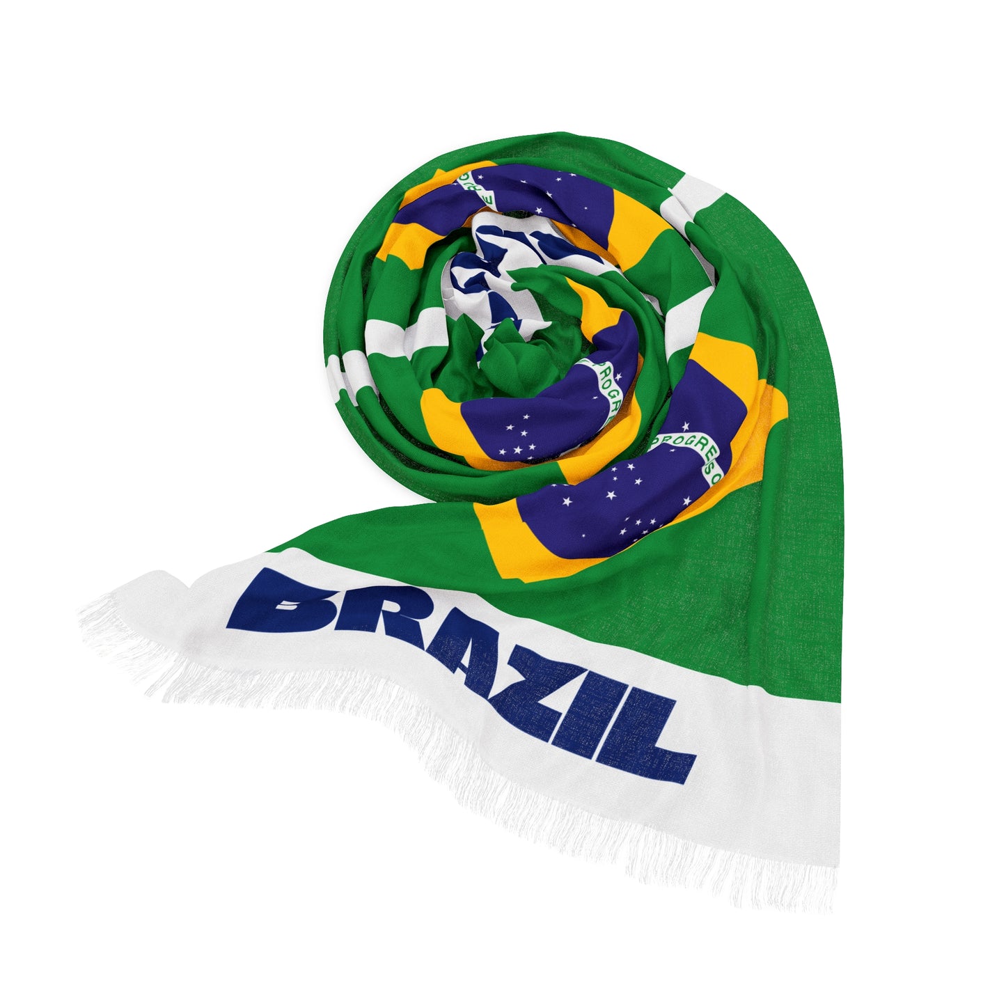 Brazil Soccer Scarf - Brazil Football Supporter Scarf with Flag (2026)