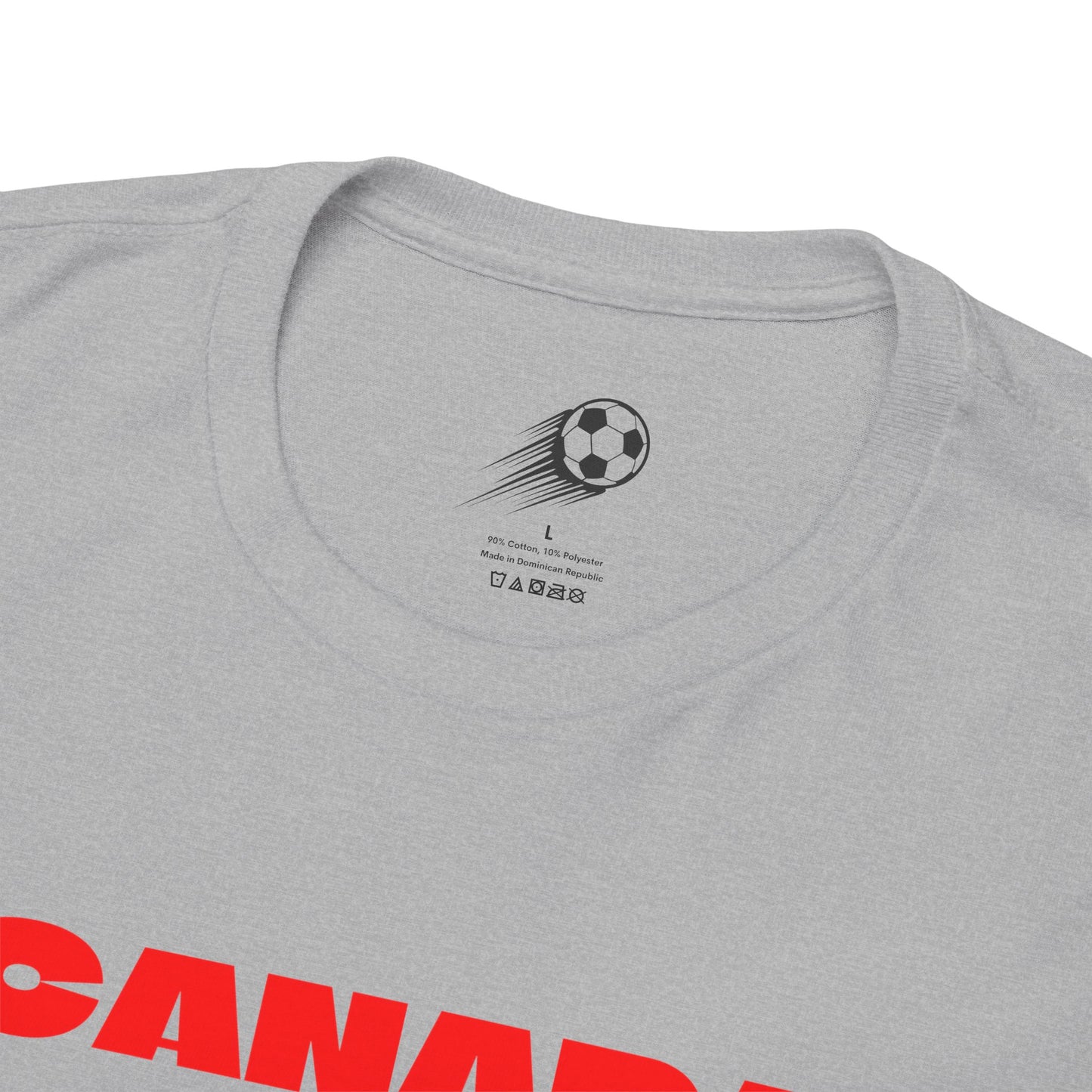 Canada Football T-Shirt - Unisex Canada Soccer Fan Tee with Flag (2026)