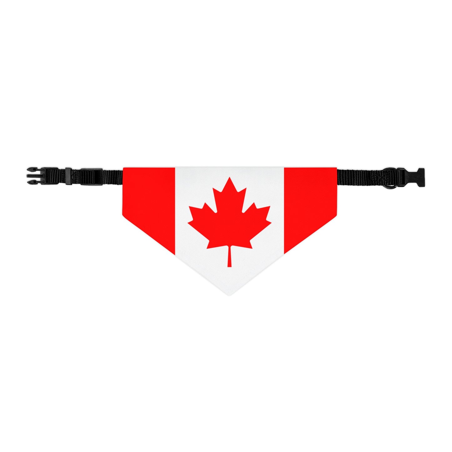 Canada Soccer Dog Bandana — Canadian Flag Snap-On Pet Bandana, Fan Gear