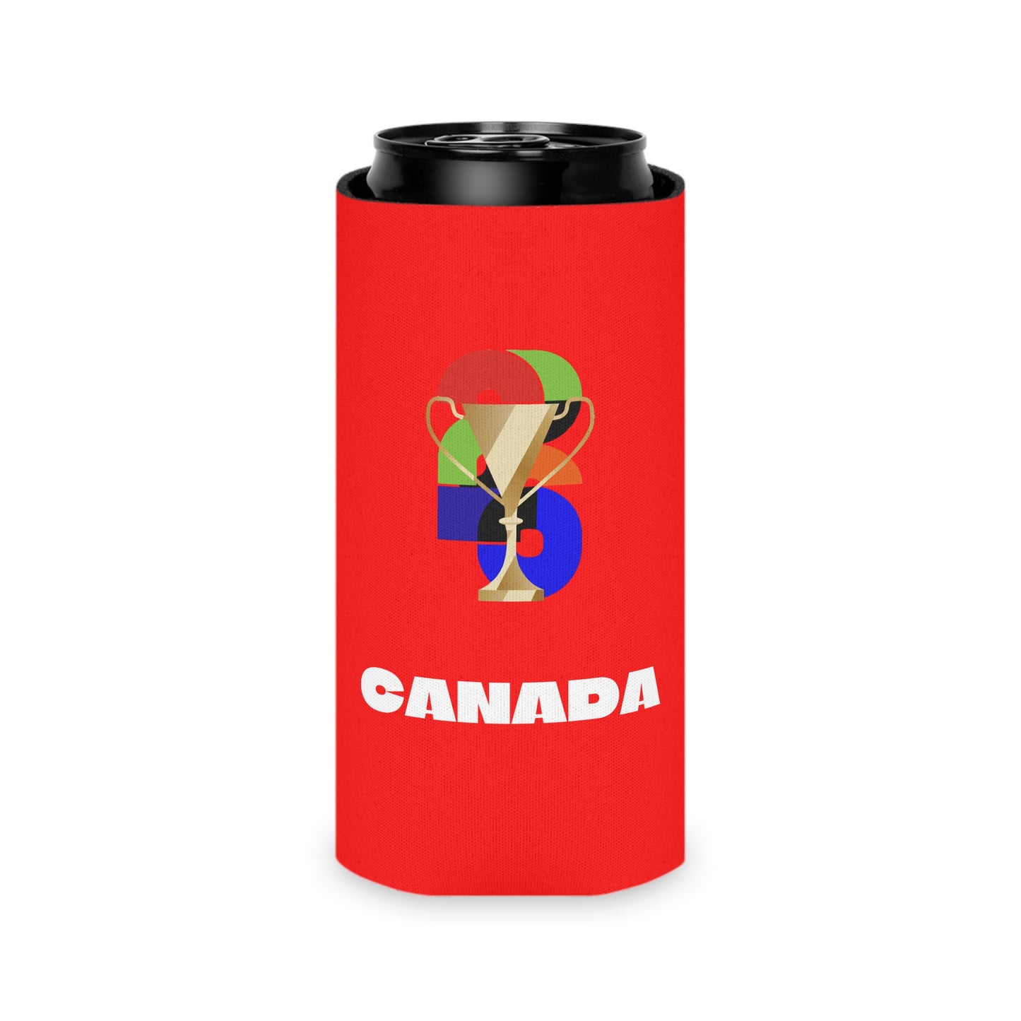 Canada Soccer Can Cooler - Canada Football Fan Koozie for Game Day (2026)