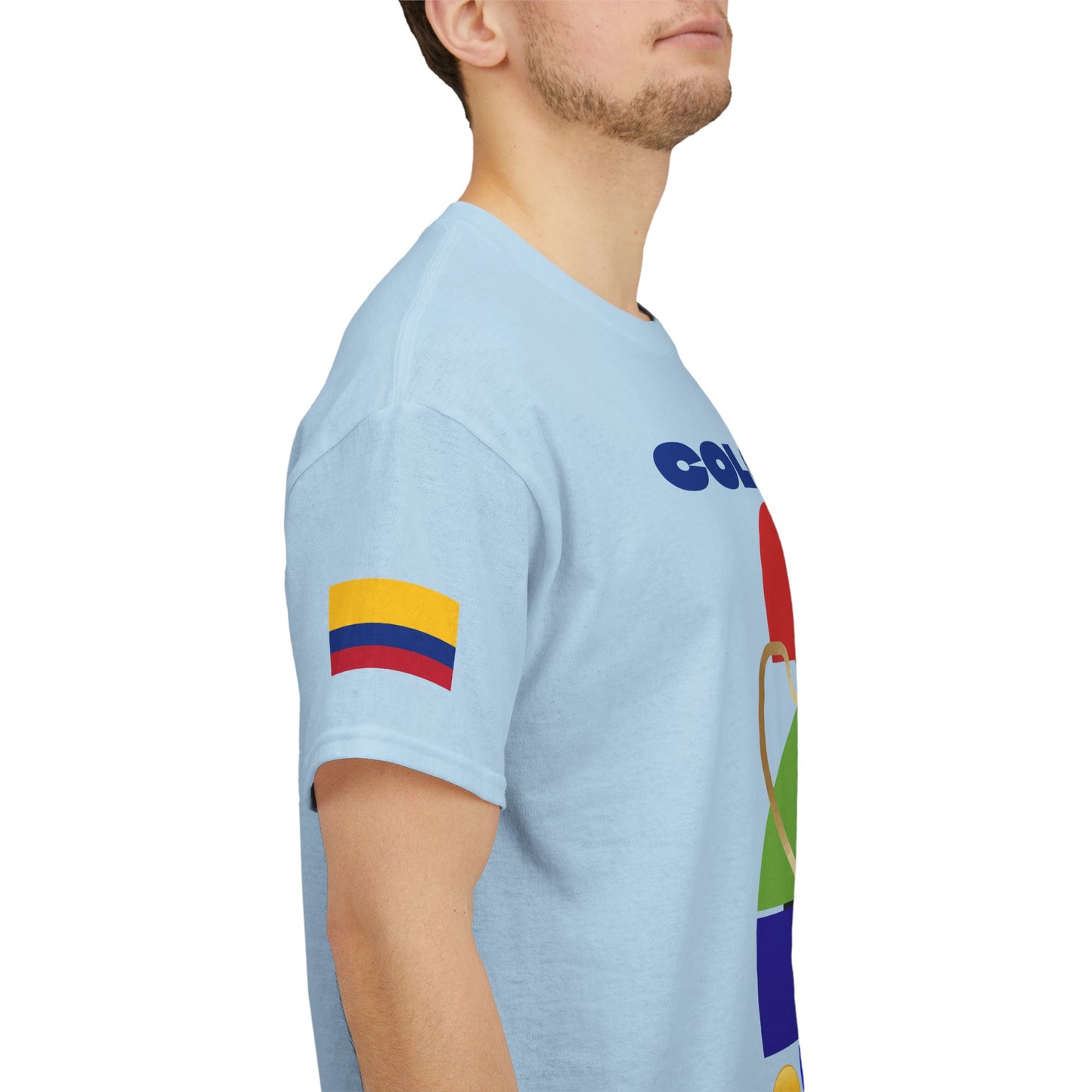 Colombia Football T-Shirt - Unisex Colombia Soccer Fan Tee with Flag (2026)