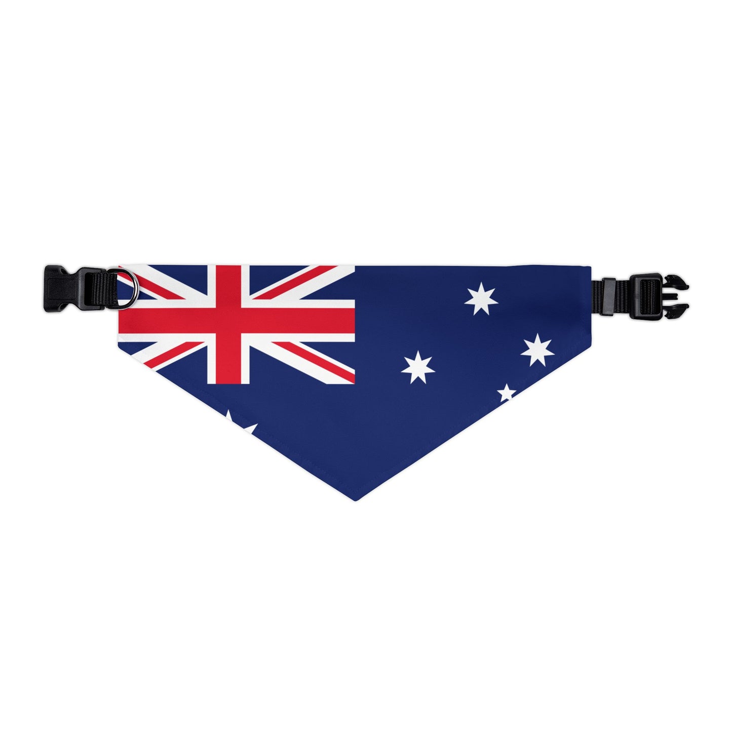 Australia Soccer Dog Bandana — Australian Flag Snap-On Pet Bandana, Fan Gear