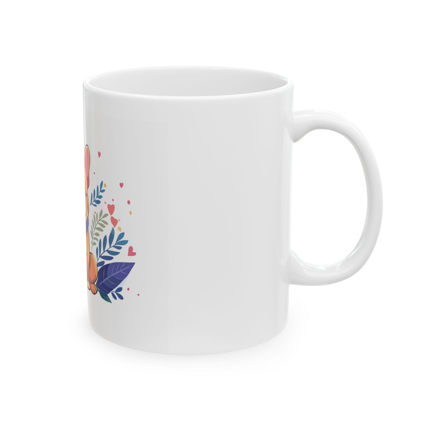Cute French Bulldog Ceramic Mug, Dog Lover Gift, Coffee Mug for Pet Owners, Cute Dog Mug, Animal Lover Present, Gift for Dog Moms
