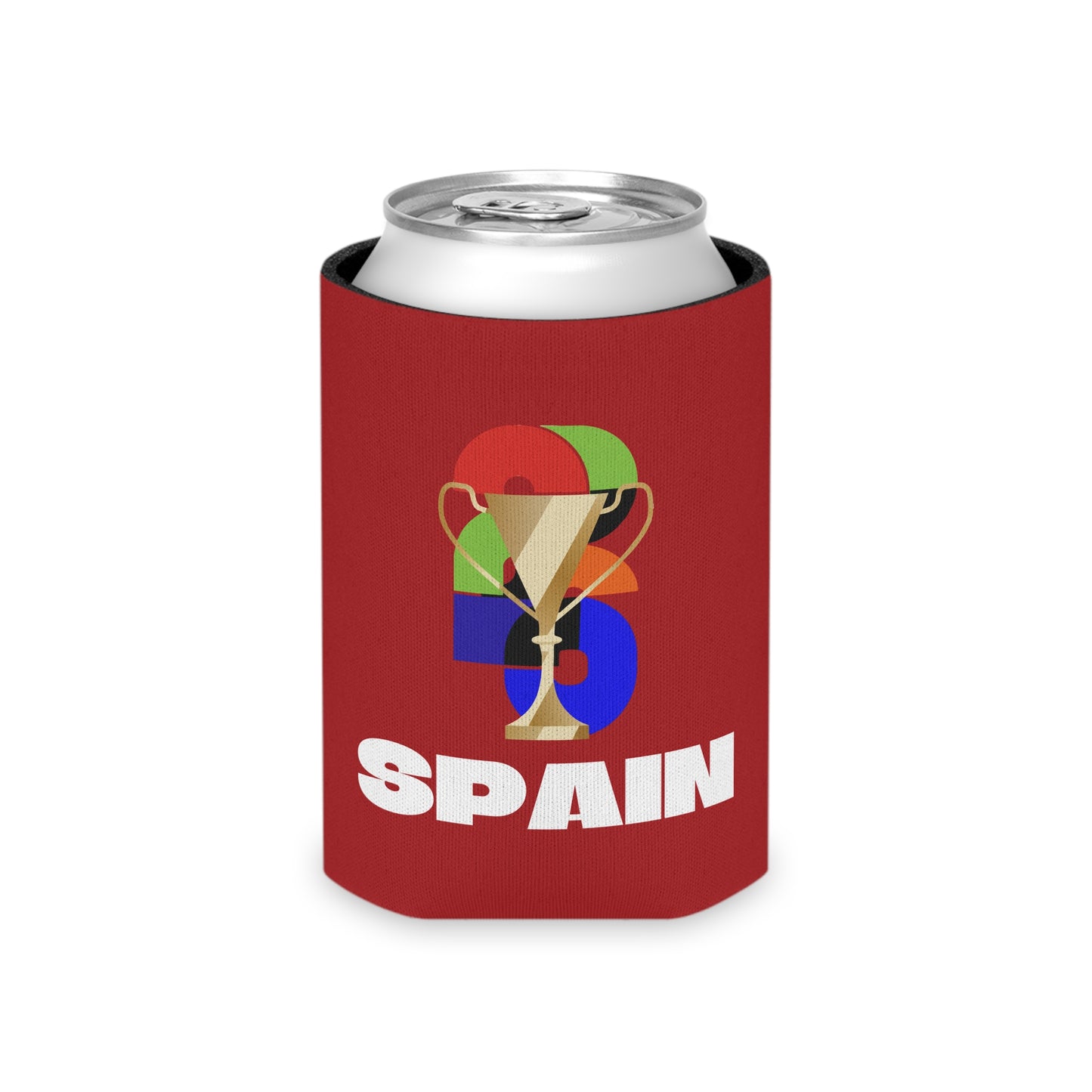 Spain Soccer Can Cooler - Spain Football Fan Koozie for Game Day (2026)