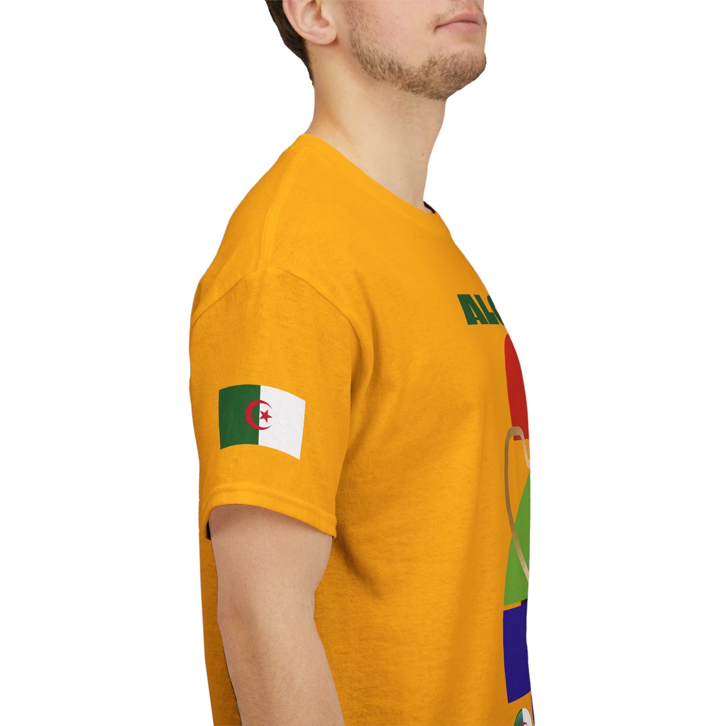 Algeria Football T-Shirt - Unisex Algeria Soccer Fan Tee with Flag (2026)